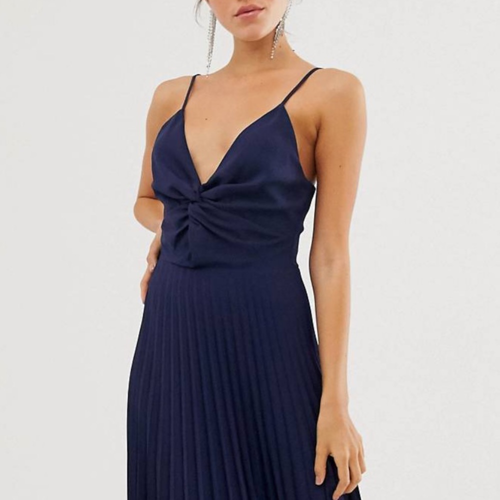 ASOS Navy bridesmaid dress - Picture 2 of 4